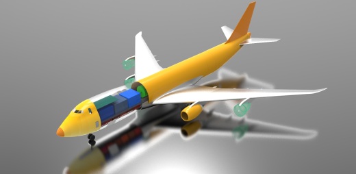 boeing-747-8f-transport-aircraft-multi-part-solid-assembly-model缩略图
